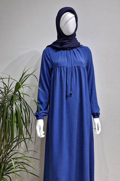 Robaya Tesettür Clover Ayrobin Fabric Robe Hijab Dress