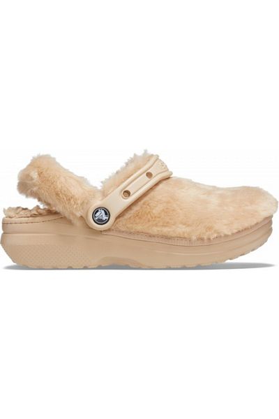 Crocs Crocs Classic Fur Sure Clogs 37-38 EU - M5/W7 US Brown - Chai
