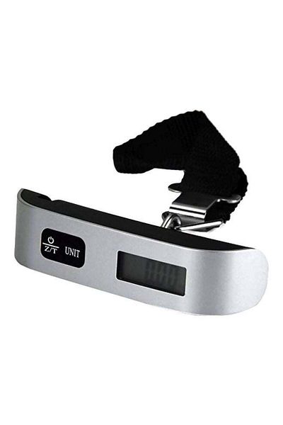 Generic Digital Electronic Luggage Scale Silver/Black