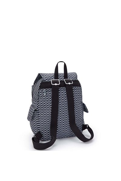 Kipling Small Backpack Female Signature Print City Pack S