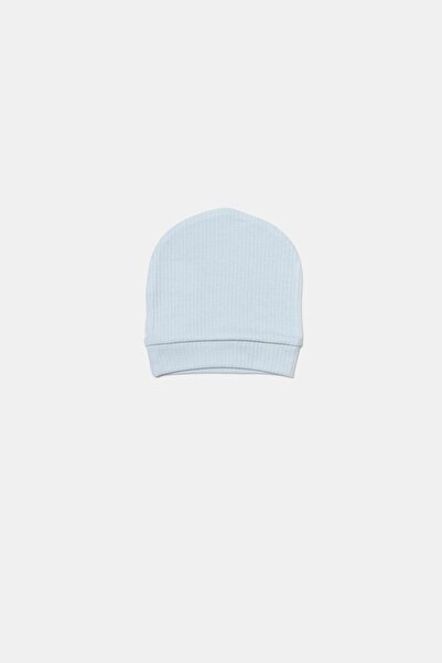 BabyCosy Organic Wear Set 4 piese:body, pantaloni, baveta si caciulita Bamboo, bleu, BabyCosy, 50% bumbac+50%bambus