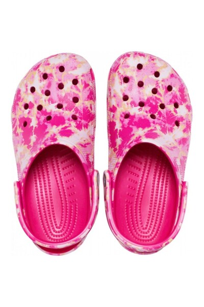Crocs classic bleach dye clog - candy pink