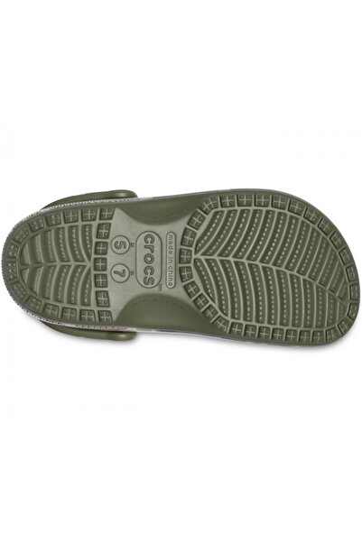 Crocs classic printed camo clog - army green/multi
