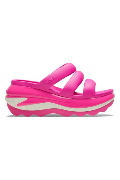 Crocs Sandale Mega Crush cu trei barete - Pink Crush