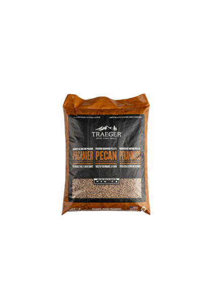 TRAEGER حبيبات خشب البقان الطبيعي عالي الجودة، 9 كجم