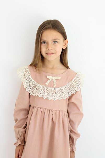 MiaBaby Fiyonk Detaylı Elbise 1-8 Yaş