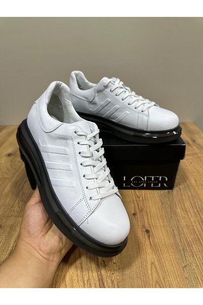 Serhat Özköroğlu Lfr-M1966 Leather Roller Shoes White