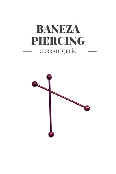 BANEZA Cerrahi Çelik Uzun Kulak Endüstriyel Köprü Industrial Piercing