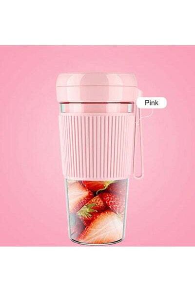 HALAMODO Mini Portable Electric USB Rechargeable Juicer Blender Machine 0 L H35041P-KM Pink
