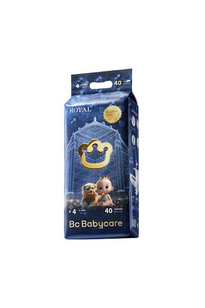 Bc Babycare Babycare - Royal Baby Diapers - Size 4 - 9-14 kg - 40 Pcs