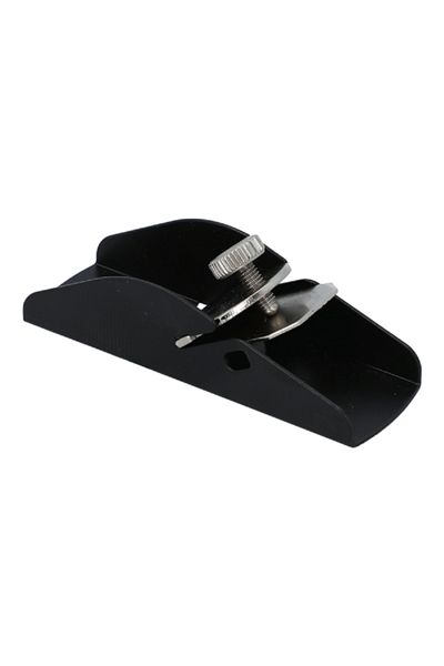 ACE Hardened and Tempered Steel Blade Cast Iron Base Adjustable Mini Pocket Plane Black and Silver 51mm
