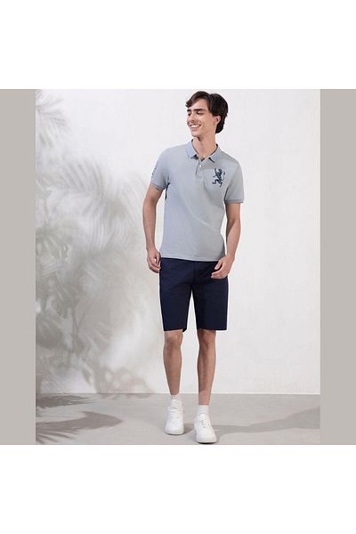 Giordano شورت رجالي ضيق من قماش التويل - مريح ومرن