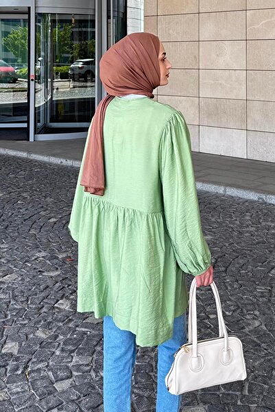 lamelif Front Tie Two Piece Jacket Green