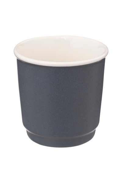 Secret de Gourmet كوب إسبريسو بورسلين بتصميم أنيق طبيعي 90 مل