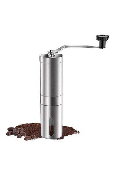 HALAMODO Manual Coffee Bean Grinder Silver Standard