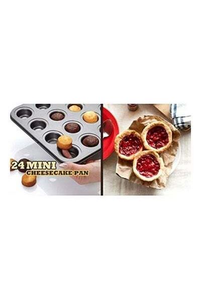 HALAMODO Mini Cheesecake Mold Black 39x26centimeter