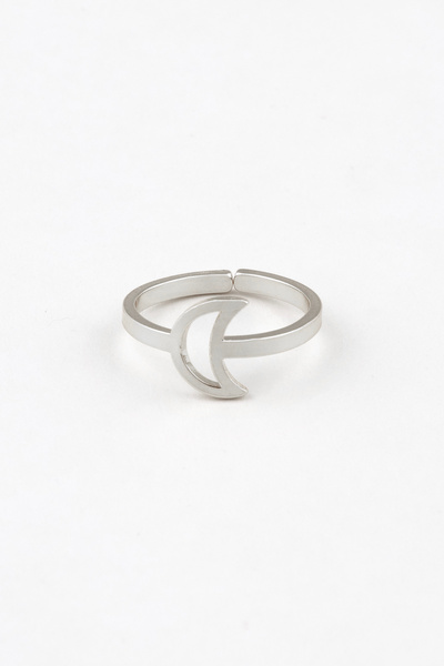 Sortie Aksesuar حلقة من الفولاذ المقاوم للصدأ قابلة للتعديل مع شكل هلال القمر