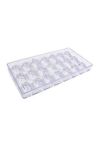 HALAMODO 21 Cavities Chocolate Mould Clear 28x14x4cm