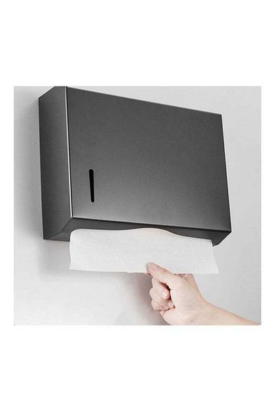 Generic Paper Towel Dispenser Black 27.3x8.7x21.5cm