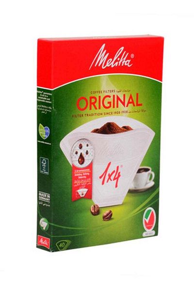 COOYA 40-Piece Original Coffee Filter White
