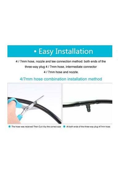 HALAMODO 10M Small Size Garden Lawn Outdoors Irrigation Plastic Sprayer Nozzles