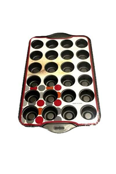 HALAMODO 24-Cavity Cake Mould Black
