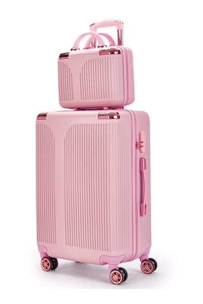 LİMRA 5-piece luggage set with 4 wheels, solid and modern design