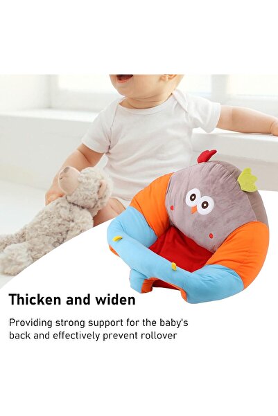 Yelajoy Baby Sitting Chair,Plush Soft owl Shaped,360 degree of comfy support,for Newborn 3-16 Months
