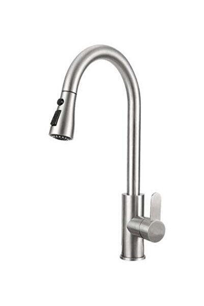 HALAMODO 360 Degree Swivel Water Mixer Tap Handle Silver 2.051kg