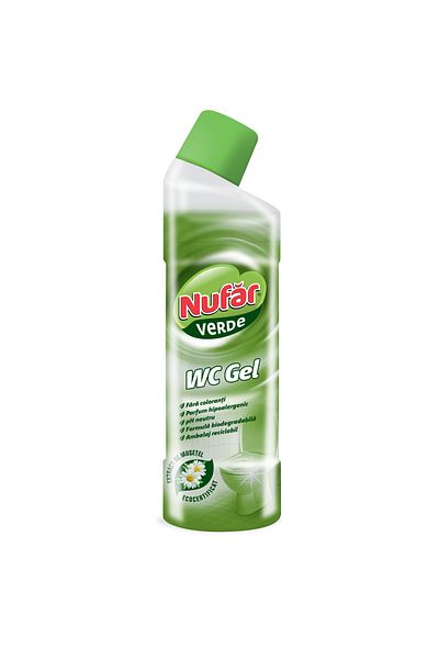 Nufar Gel Wc Pentru Toaletă Verde, 750 ml