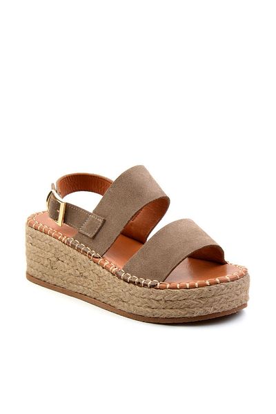 Bambi Mink Leather Women's Sandals K05666030302