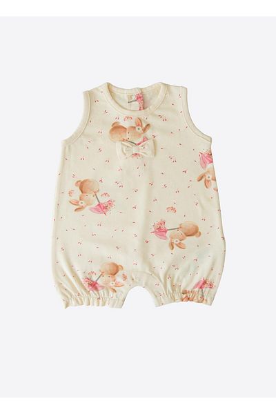 kitikate Organic Leomi Shorts Jumpsuit Natural