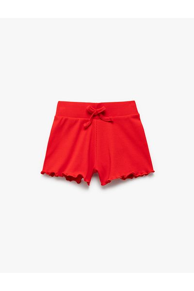 Koton Camisole Cotton Bow Mini Shorts