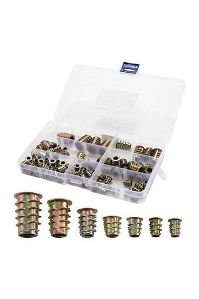 HALAMODO 100-Piece Screw Socket Nut Multicolour 0.206kg