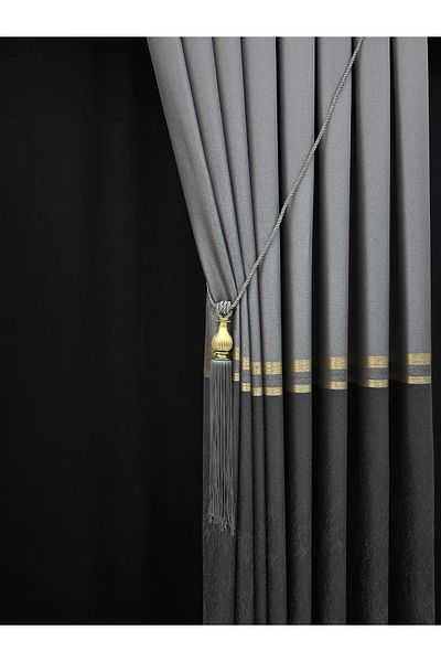 Art Perde Panel Background Curtain Gray Sports Pattern (Ornaments Gift) Single Wing Panel Background Curtain