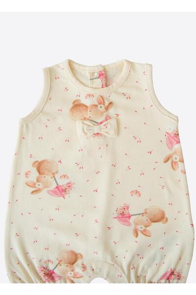 kitikate Organic Leomi Shorts Jumpsuit Natural