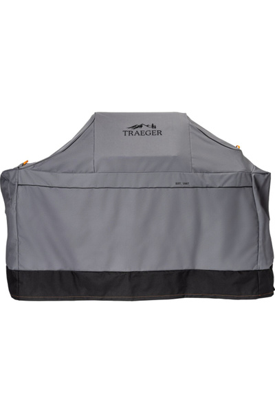TRAEGER غطاء شواء كامل الطول مقاوم لجميع الأحوال الجوية لخشب الحديد