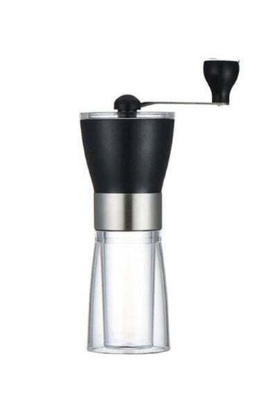 HALAMODO Manual Coffee Bean Grinder Black/Clear 350ml