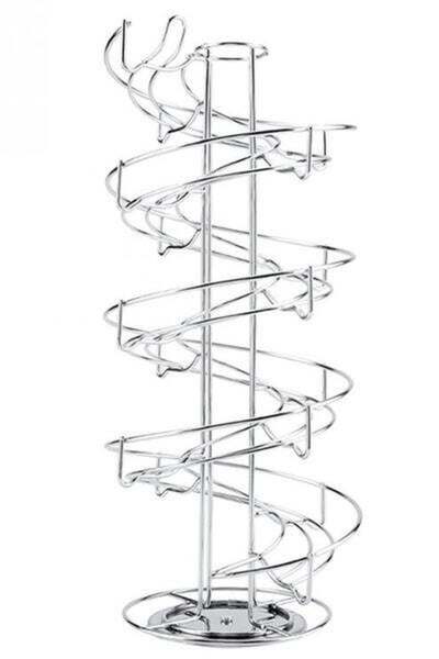 HALAMODO Rotary Coffee Capsule Holder Silver 1.1kg