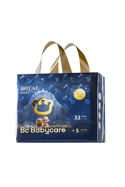 Bc Babycare Babycare - Royal Baby Diaper Pants - Size 5 - 12-17 kg - 32 Pcs