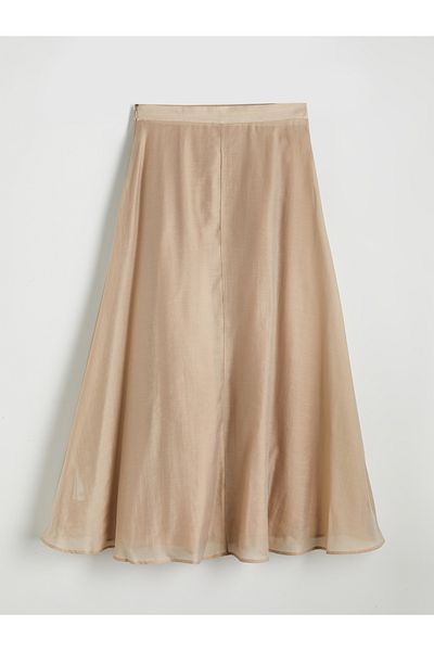 LC Waikiki Flared Skirt with Elastic Waist