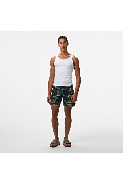 Quiksilver Surfsilk Scallop 18 Erkek Siyah Deniz Şortu