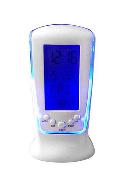 HALAMODO Digital LED Calendar Clocks Multicolour 100grams