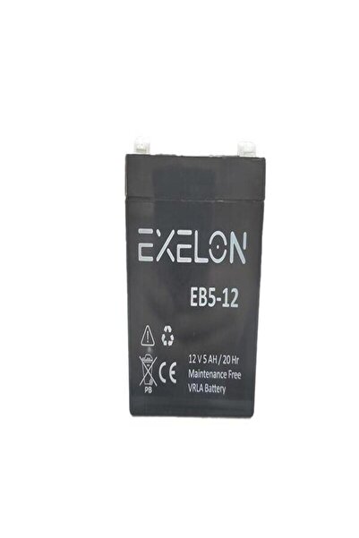 Exelon 12V 5A Bakımsız Kuru Akü