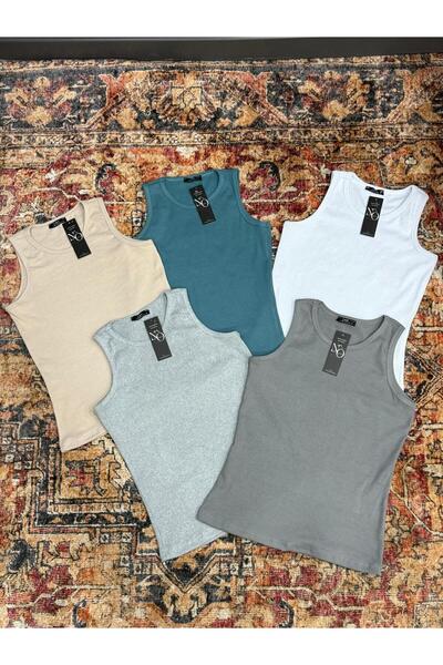 NO 601 Men's Dark Gray Slimfit Camisole Top Undershirt