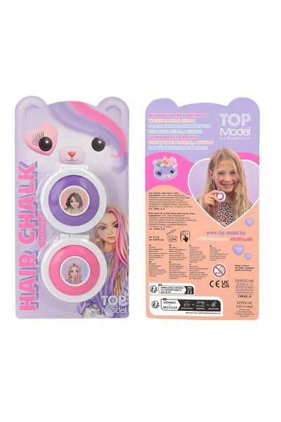 Top Model Round Hair Chalk Purple-Pink
