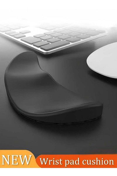 Generic Ergonomic Mouse Wrist Pad, Palm Rest Pad Gliding Wrist Pad That Moves with Mouse, Portable Silicone