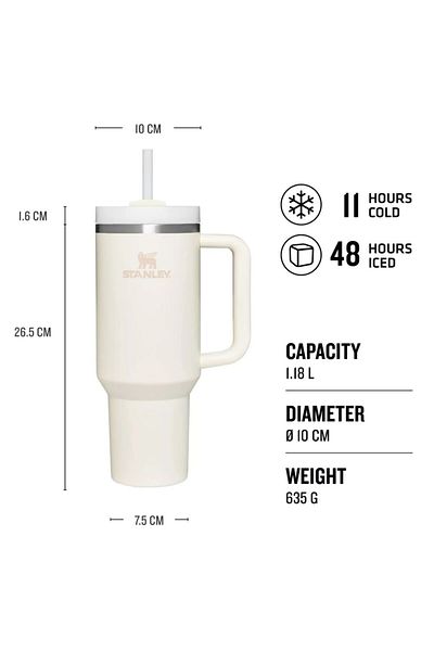 Stânley Stanley Quencher H2.0 Flowstate™ Tumbler - 1.18 Liters | 40 Oz |Cream