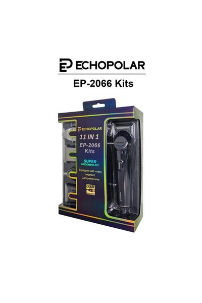 Generic ECHOPOLAR 11-in-1 Grooming Kit EP-2066 – USB Rechargeable Trimmer, Travel Lock, Fast Charge