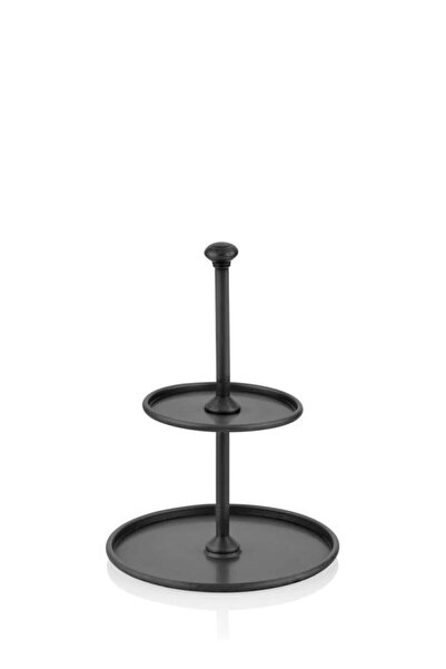 The Mia SİYAH METAL 2 KATLI KURABİYELİK